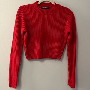 Brandy Melville Red crop sweater